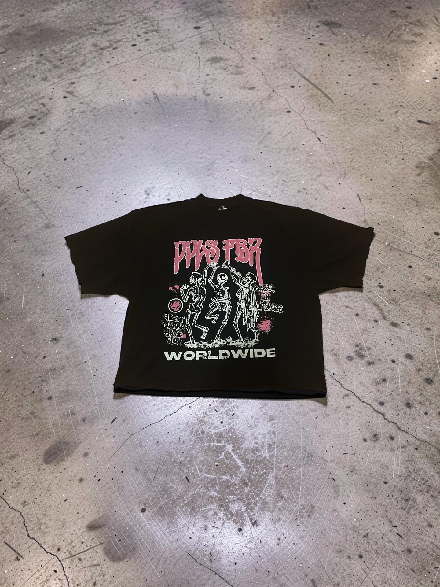 Distressed Boxy Tee